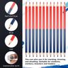 Containlol 36 Pieces Checking Pencils Red and Blue Erasable Pre Sharpened Pencils 2 HB Back to School Essentials with Sharpeners Checking Map Marking