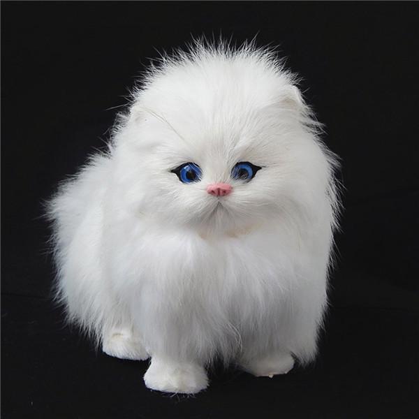 Simulation Sound Cat Stuffed Plush Sounding Cats Toys Soft Electric Cute Simulation Cat Plush Toy