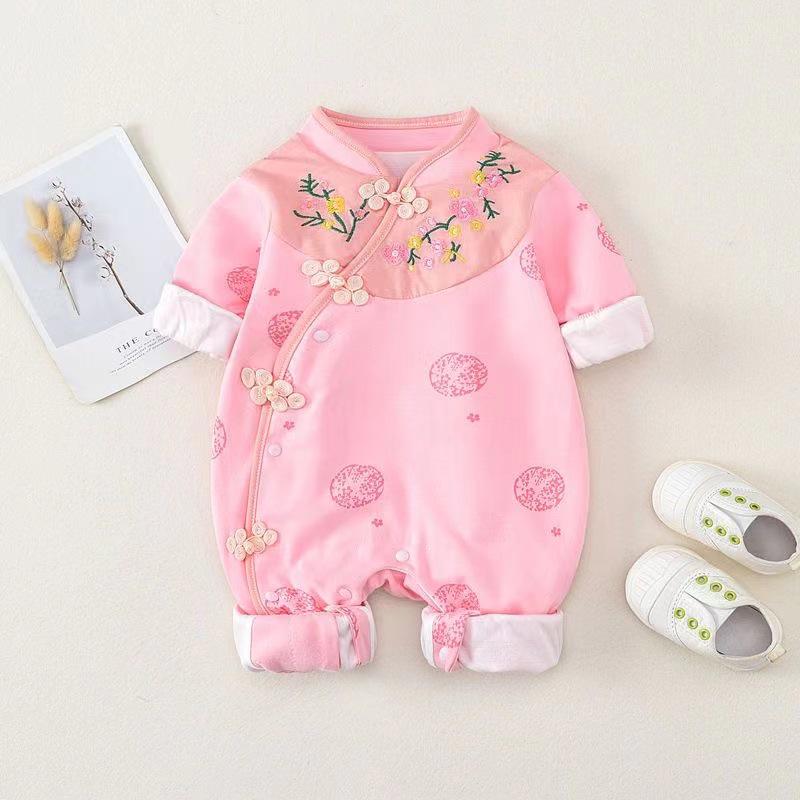 

Ромпер для девочки в китайском стиле: Весенне-осенний комбинезон принцессы полной луны 80cm