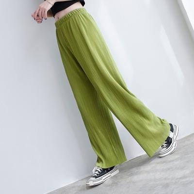 Summer Oversized Loose Hanging Wide Leg Pants High Waist Straight Leg Pants Yoga Dance Casual Pants Trousers Women’s