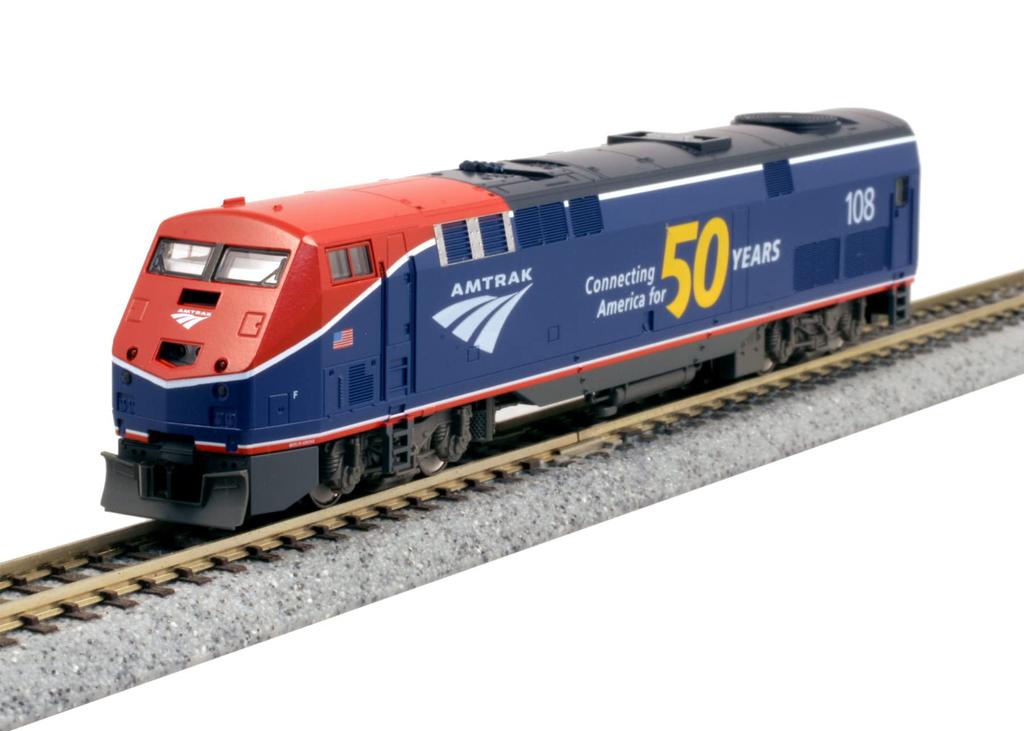 N GE P42 Amtrak Phase VI with 50th Anniversary Logo #108