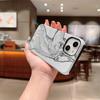 Graceful Minimalist Equestrian Horse Pencil Line Art Sketch Film Aesthetic Protective Shockproof Bumper Case For iPhone 14 15 16 Pro Max Plus