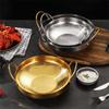 Non-stick Small Dry Pot 304 Stainless Steel Kitchen Cooking Pan  Noodle