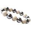 Terahertz Stone Hokutolite Bracelet 12mm Power Stone Natural Stone Inner Diameter [GOLD STONE] Approx. 18.5cm