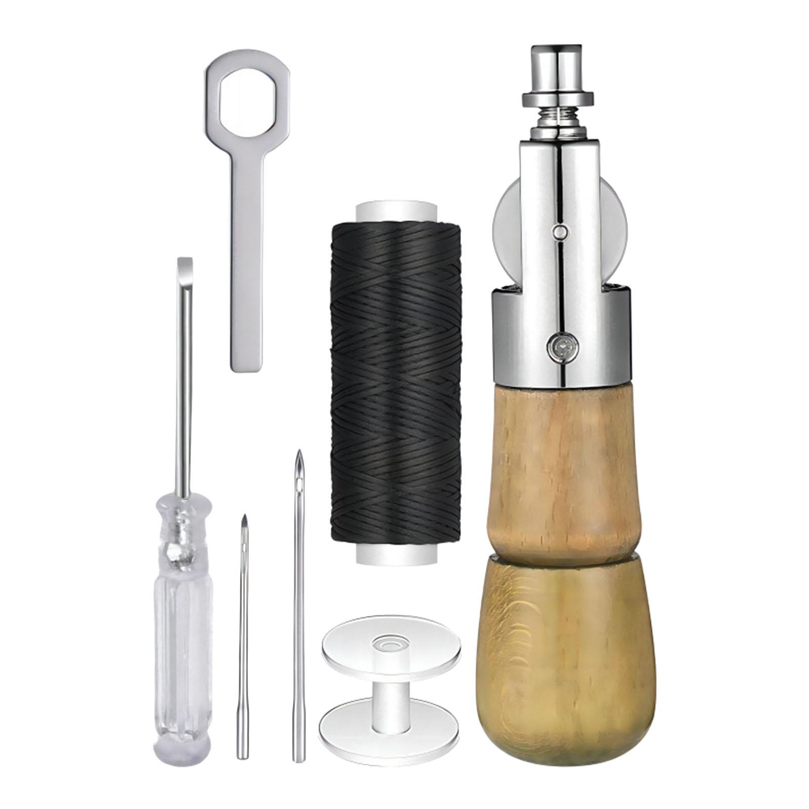 

Набори шил для шиття шкіри з викруткою Набір інструментів для шиття шкіри Вигнуті та конічні голки Шкіряні швейні аксесуари A