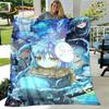 I Got Reincarnated As A Slime Anime Soft Plush Blanket,Flannel Blanket Throw Blanket for Living Room Bedroom Sofa Picnic Cover
