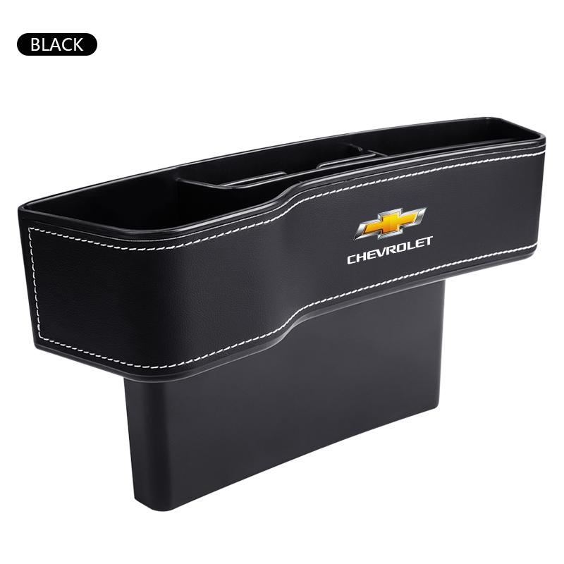 

Multifunctional Car Seat Crevice Storage Box Seat Gap Slit Pocket Manager for Chevrolet Terrain Acadia Silverado Suburban Tahoe Right чорний