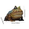 Resin Garden Frog Ornament Cartoon Landscape Decoration Universal Frog Statue  Outdoor Yard