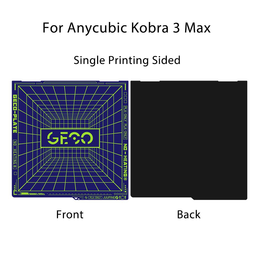 Cool Plate for Anycubic Kobra 3 Max Build Plate 430x430 FlexibleRoom temperature printing PLA Cold Plate Kobra 3 Max Cold Bet Geco Pla cold Plate