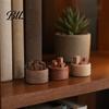 No Electricity Oil Diffuser Wooden Essential Diffuser, Beech Wood Aromatherapy Small Round for Home Offices Cars Yoga Rooms Slow Release