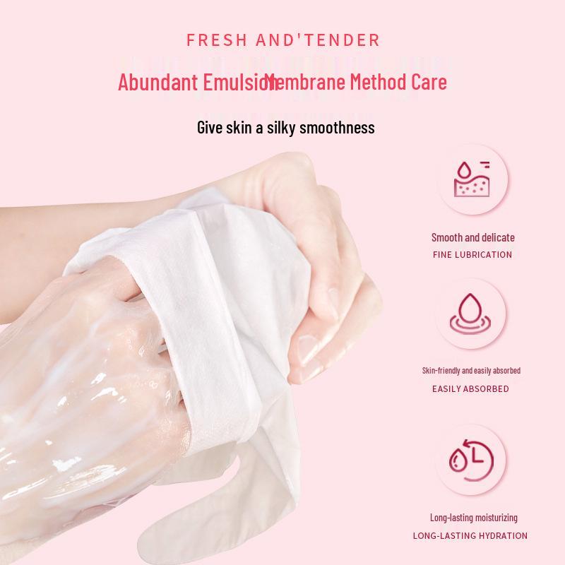 Niacinamide & Centella Hand Mask: Plant-Based, Rinse-Free, Moisturizes & Softens Hands, 120g.