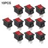 Compact Rocker Switch KCD11 Rocker Switch Excellent Conductivity IP68 Dust And Moisture Protection DIY Projects For Mini Fans