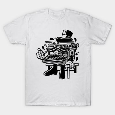 T Shirt Women English Typewriter Harajuku Print Kawaii Tshirt Summer Short Sleeve Female T-Shirt Top Tee