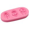 DIY Halloween Candy Pirate Skull Candy Fondant Silicone Mold Sugarcraft Mold Baking Molding Cake Dec