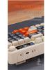 Free Wolf M96 Wireless Bluetooth Dual-Mode Russian Gaming Keyboard with PBT Keycaps and Display.