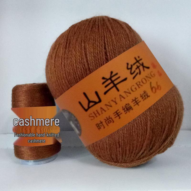 Reines Kaschmir & Wolle 6+6 Garn zum Hand- oder Maschinenstricken - Mittel-Dicke Nerzmischung