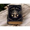 Tree of Life Leather Grimoire Journal: Blank Book of Shadows