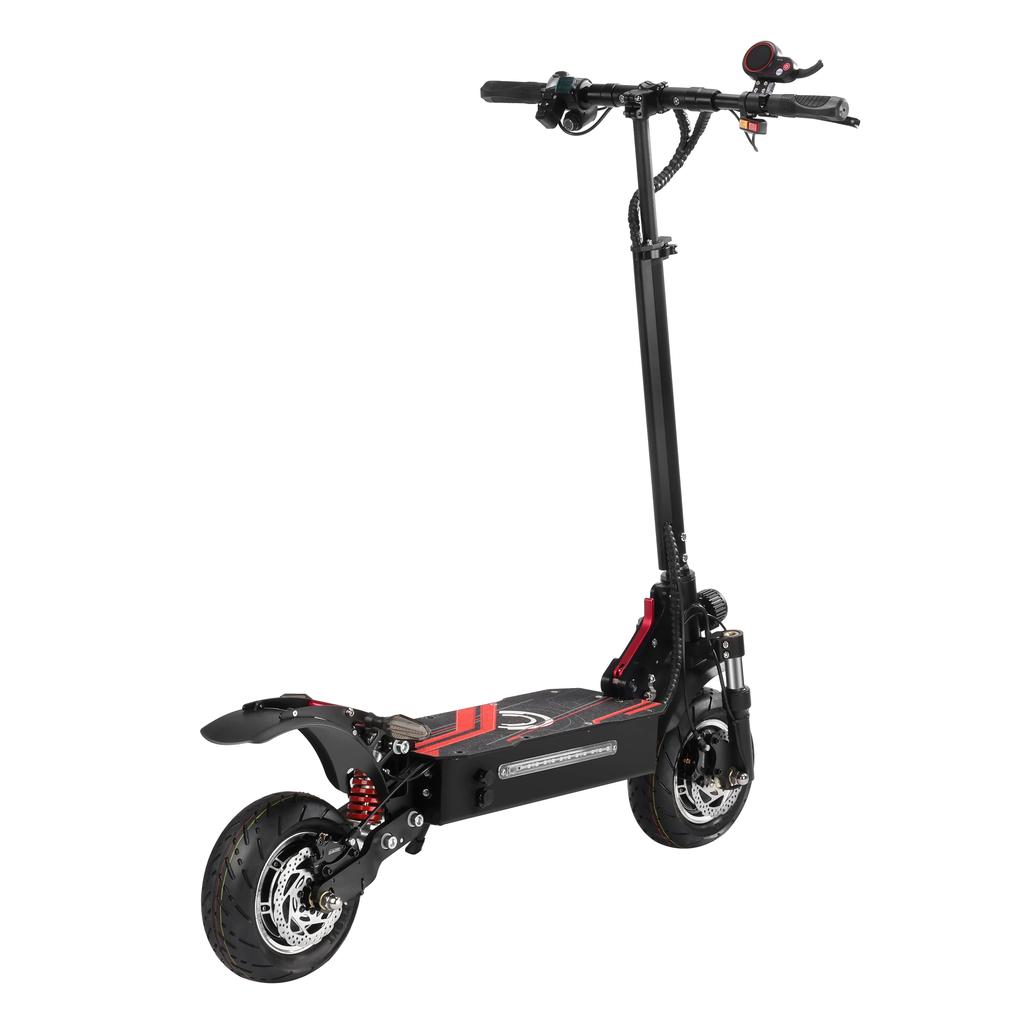 BOYUEDA Q7Pro Monopattino Elettrico 3200W Doppio Motore 10 Pollici E-Scooter per Adulti con Batteria 52V19AH Pneumatico Silenzioso Pieghevole Doppio Comando