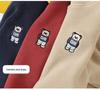 Jungen fleecegefüttertes Winter-Basisshirt mit halbem Stehkragen U15124