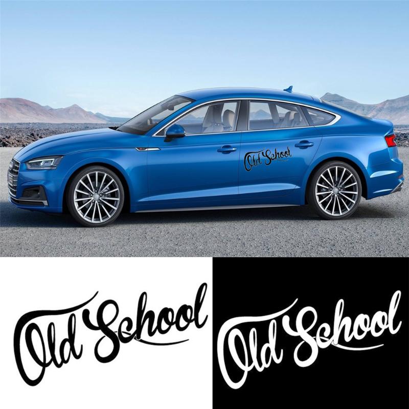 19x7CM OLD SCHOOL Vinyl Custom Classic Car Styling Aufkleber Aufkleber Autozubehör