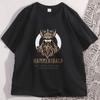 Vintage Head God T-Shirt Lässig Rundhals Baumwolle Kurzarm T-Shirt Streetwear Lockerer Schnitt Grafik T-Shirt Herrenkleidung Streetwear