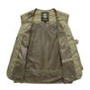 Manatsulife Men's Mesh Vest, Photographer's Vest, Fishing Vest, Multifunctional Jacket, Breathable, Outdoor, Large Sizes, Multicolor, 7898 (Black, XL)