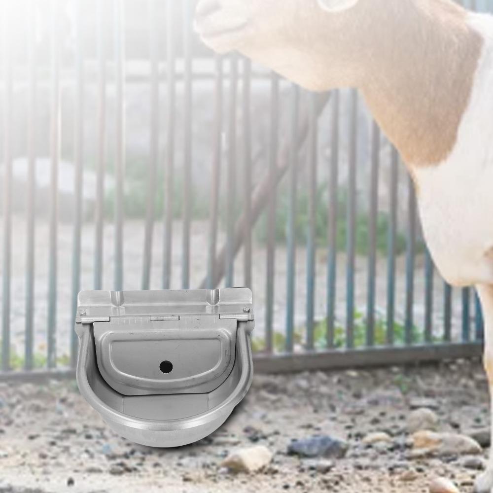Float Ball Valve Cow Drinking Bowl Thickened Stainless Steel Water Bowl Livestock