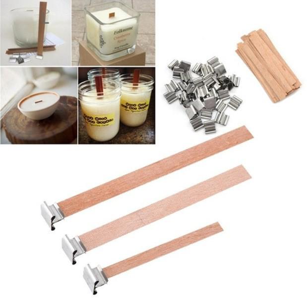 Original Wooden Wick Aromatherapy Candle: Smokeless, DIY Handmade Wax Replacement