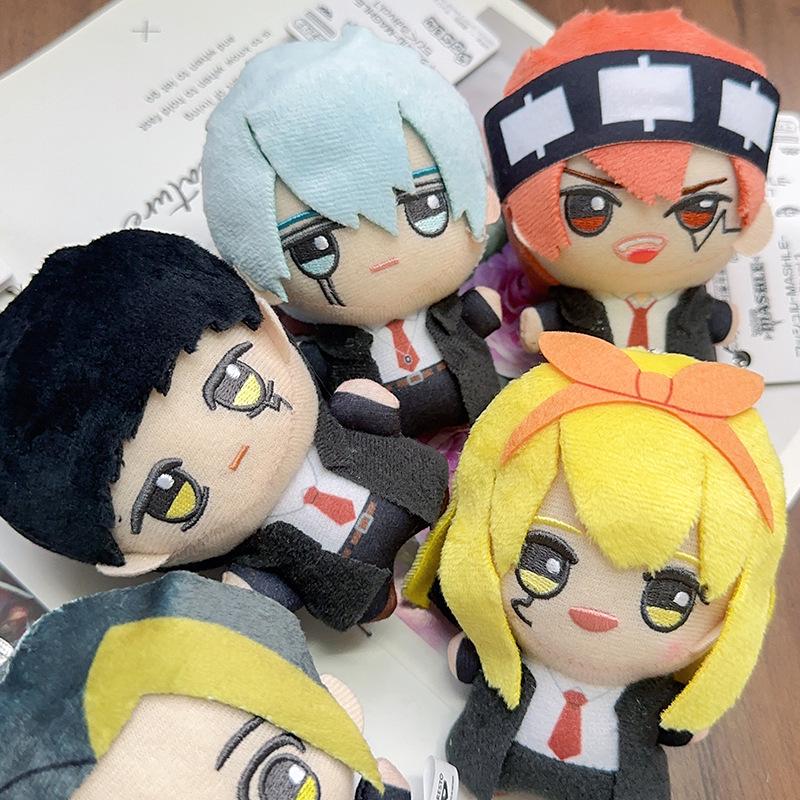 10cm Mashle Magic and Muscles Plush Toy Keychain Lemon Lance Dart Bag Pendant Gift