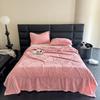 Solid Color Jacquard Velvet Butterfly Blanket - Office Nap & Air Conditioning Cover, Gift, Pet Use