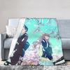 A Silent Voice Accessories Blanket Warm Cozy Fluffy  Throw Blankets for Bed 50x60 Inches Multi-size Bedspread