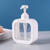 500ml Large Capacity Refillable Travel Bottles: Press-Type Transparent Shampoo, Shower Gel, and Hand Soap Dispensers