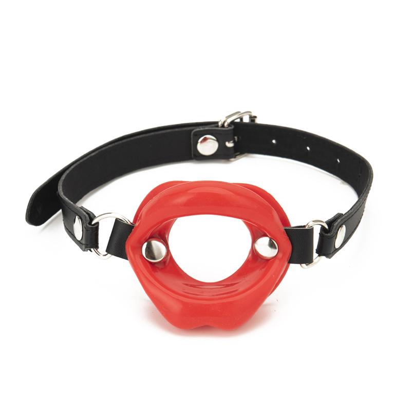 Lips Ring Open Mouth Gag Silicone Ball BDSM Bondage Slave Flirting Restraint Erotic Sex Toy for Couples Adult Games