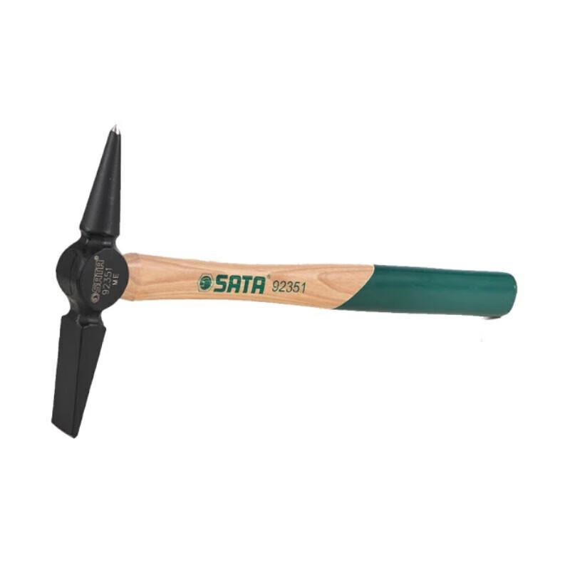 SATA Walnut Wood Handle Welding Slag Hammer 0.5lb