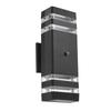 Dusk to Dawn Outdoor Wall Sconce Up Down Aluminum Wall Lamp IP65 Waterproof Wall Lighting