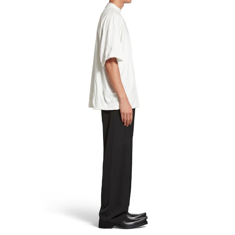 Balenciaga T Shirt Loose Fit Unisex White 744439TOVM79079