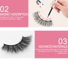 Künstliche Wimpern, 3 Paar, wasserfest, handgefertigt, Nerzhaar, dicke Wimpernverlängerung, 5D-Nerz, natürlich, lange künstliche Wimpern, magnetische künstliche Wimpern