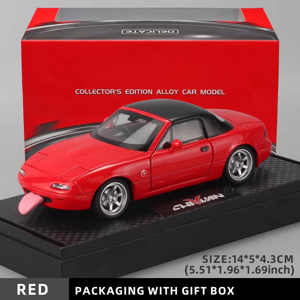 2024 Nové 1:32 Mazda MX-5 Alloy Model auta – víceúčelový dárkový předmět, dekorativní bytový doplněk a zábavná dětská hračka