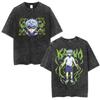 Anime Hunter X Hunter Phantom Troupe Printed Tshirt Mens and Womens Washed Tshirt High Quality Vintage Cotton Tshirt Tops