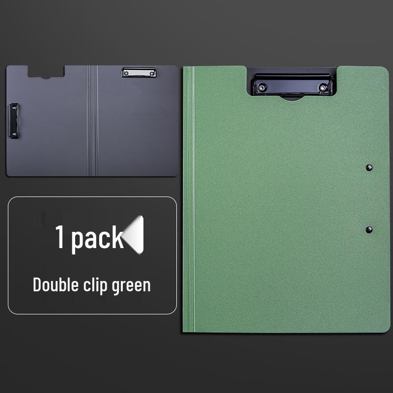 

Kaba Bear A4 Document Folder Clipboard: Double Clip Writing Pad for Office, Test Papers, and Meetings