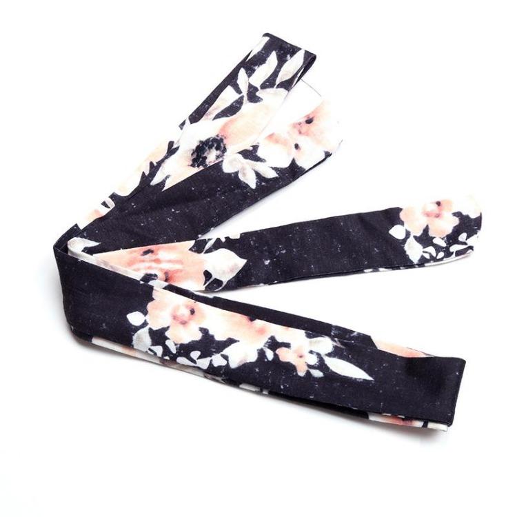 Women Elegant High Waist V-neck Chiffon Dress Long Sleeve A-Line Mid-Length Print Autumn Winter Fashion