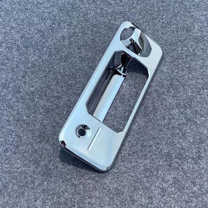 Stick Frame ABS Chrome Tail Rear Door Handle Bowl Lamp Panel 1PCS For Toyota Tacoma 2015 2016 2017 2018
