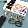 10Pcs Meetee 13-50mm Metal Buckle Backpack Belts Sliders Buckles Webbing Adjuster Clasp DIY Handbag Crafts Hardware Accessories