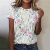 Street Trend T-shirt for Women Summer Casual Loose 3D Printed Short Sleeved Shirt