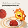 Canestro da basket per bambini Giocattoli sportivi Sollevamento silenzioso Supporto da basket per bambini Montaggio a parete per interni Tiro senza pugni Casa