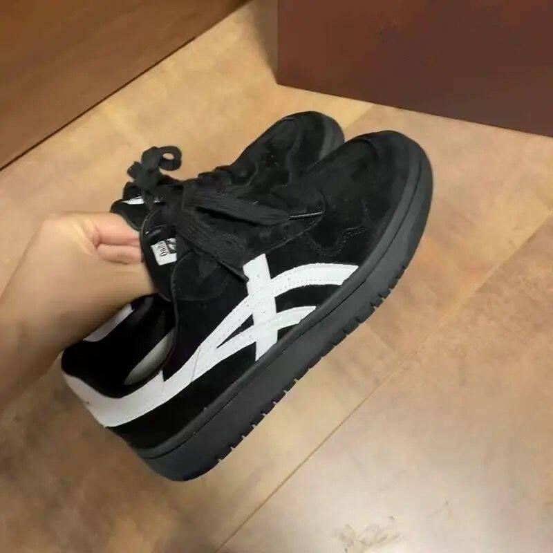 

Ретро нишевые кроссовки для тренировок в немецком стиле с круглым носком женские 2025 весна-осень новые на толстой подошве с увеличением роста Merad стиль повседневные кеды 40 чёрный