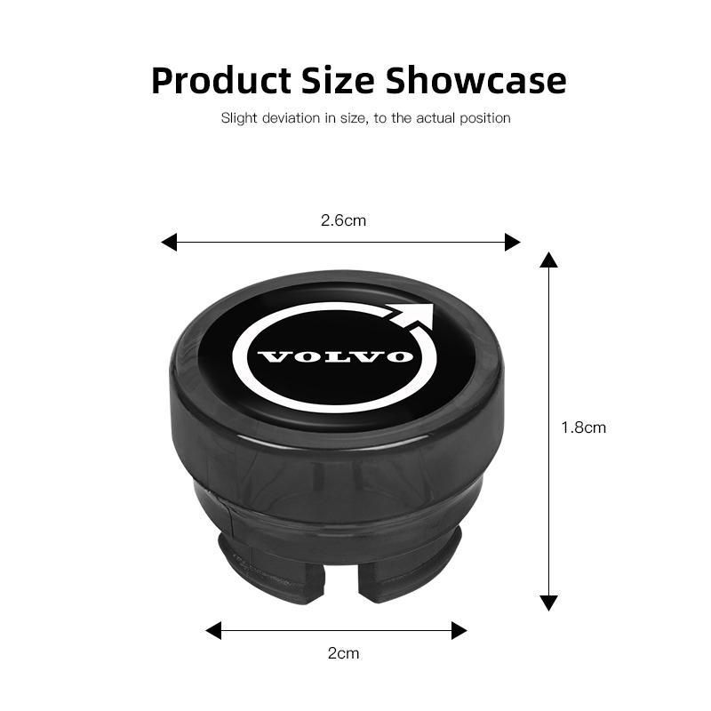 Tapa de Polvo para Encendedor de Cigarrillos de Coche Tapa Decorativa a Prueba de Polvo Para Volvo ES90 EC40 EX40 EM90 XC90 V90 V60 XC60 V40 S80 S60 S90 C40 XC