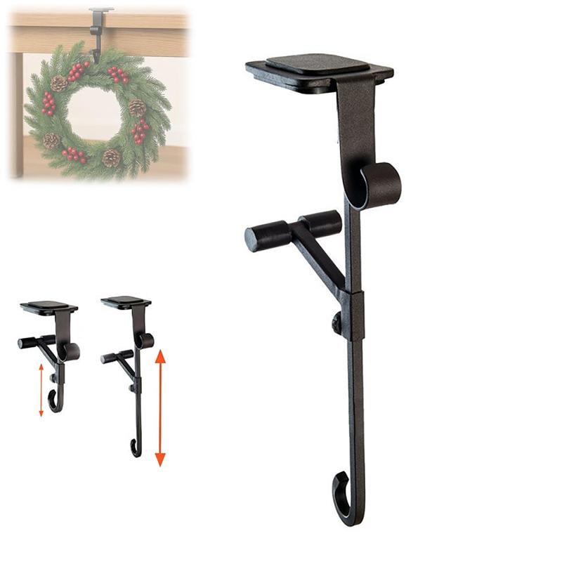 

Держатель гирлянды Paeose для каминной полки толщиной до 8,5 дюймов, 2025 Рождественский держатель для чулка и гирлянды для камина чёрный