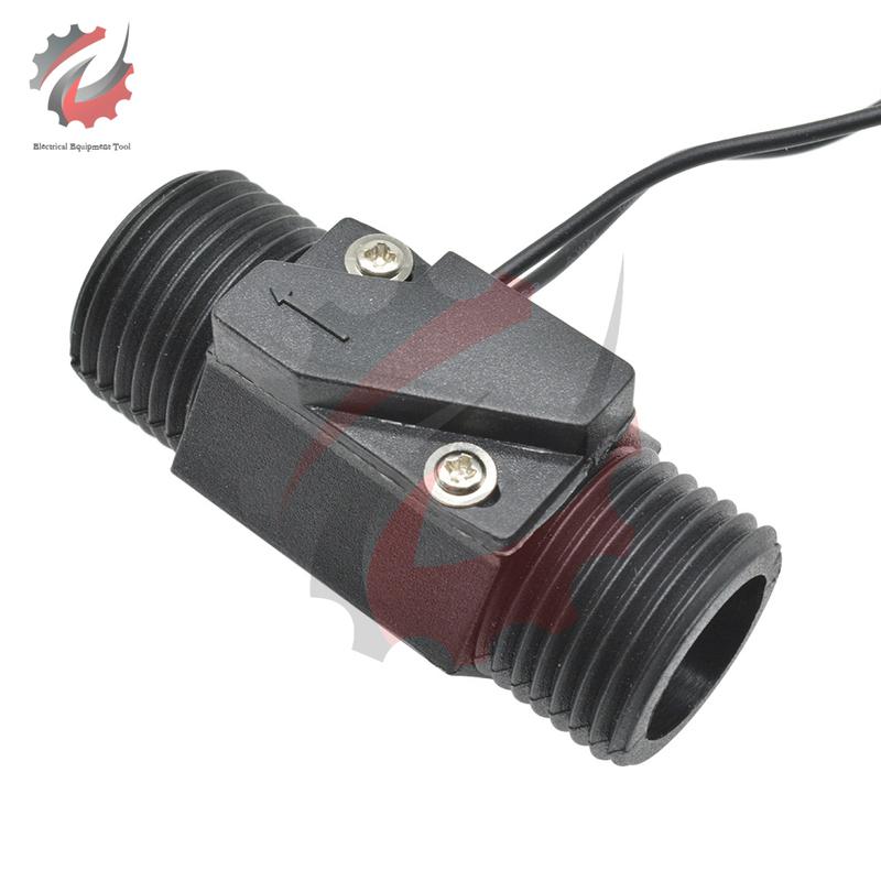 AC 220V 3A 22MM Plastic Water Flow Switch Vertical/Horizontal Automatic Water Flow Sensor Magnetic Welding Cutting Machine