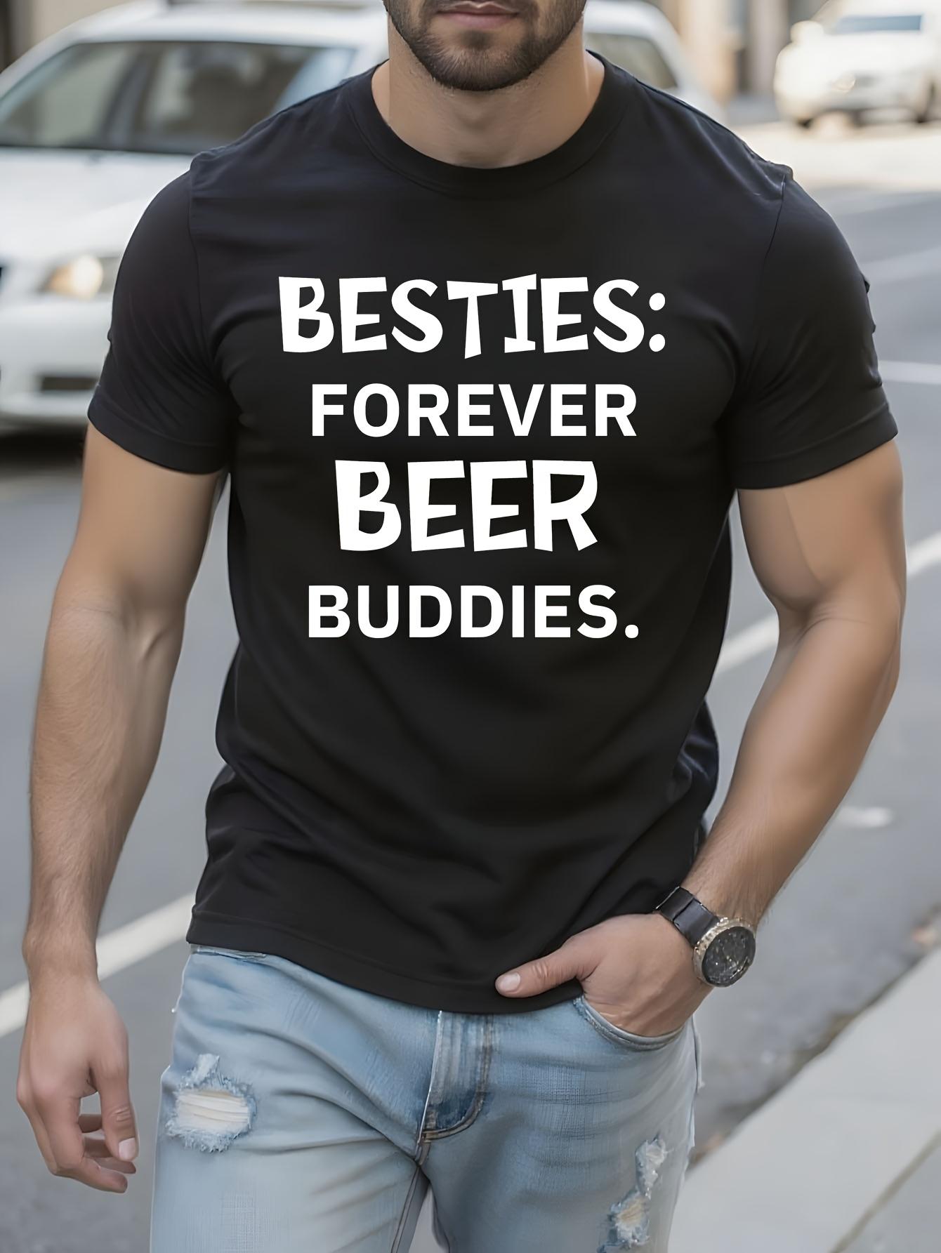 Besties: Forever Beer Buddies Casual Tshirt - Black with ... XXL